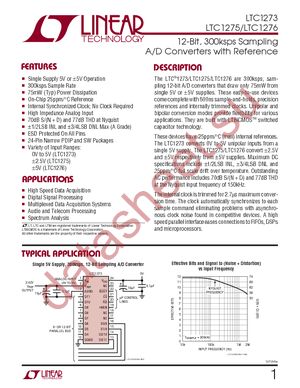 LTC1276BCSW datasheet  